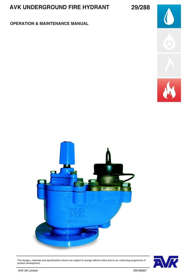 AVK 29/288 Series Operation & maintenance manual AVK 29/288 Series Operation & maintenance manual