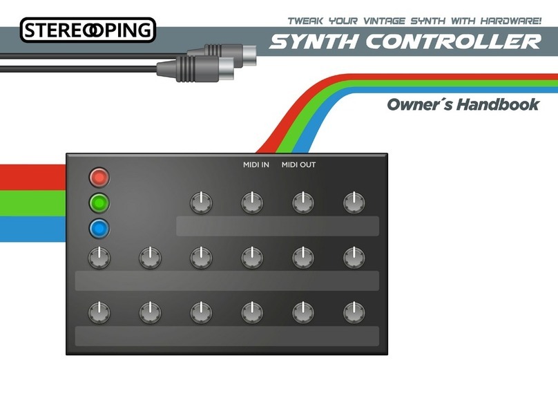 Stereoping Synth Controller User guide