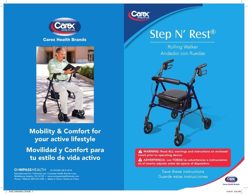 Carex Step N' Rest Assembly instructions