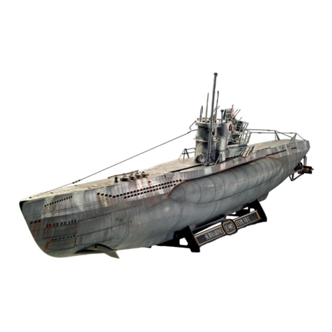 REVELL German Submarine Type VII C/41 User manual