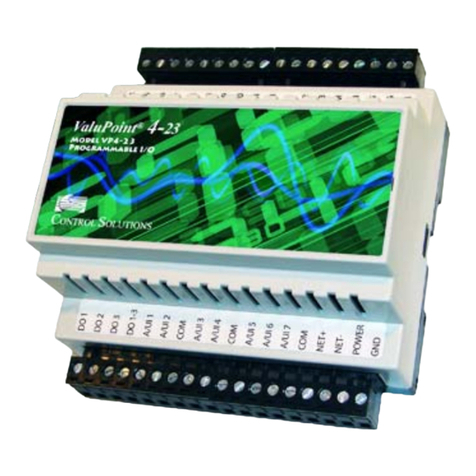 CONTROL SOLUTIONS ValuPoint 4 user guide