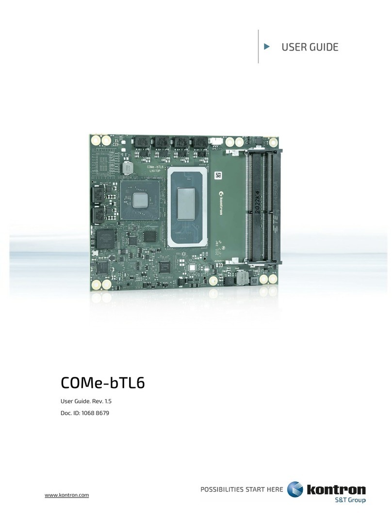 S&T Kontron COMe-bTL6 user guide