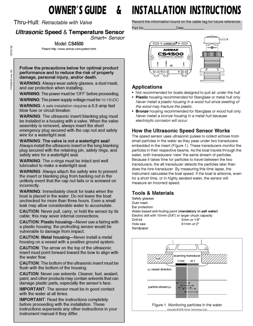 Airmar Smart CS4500 User manual