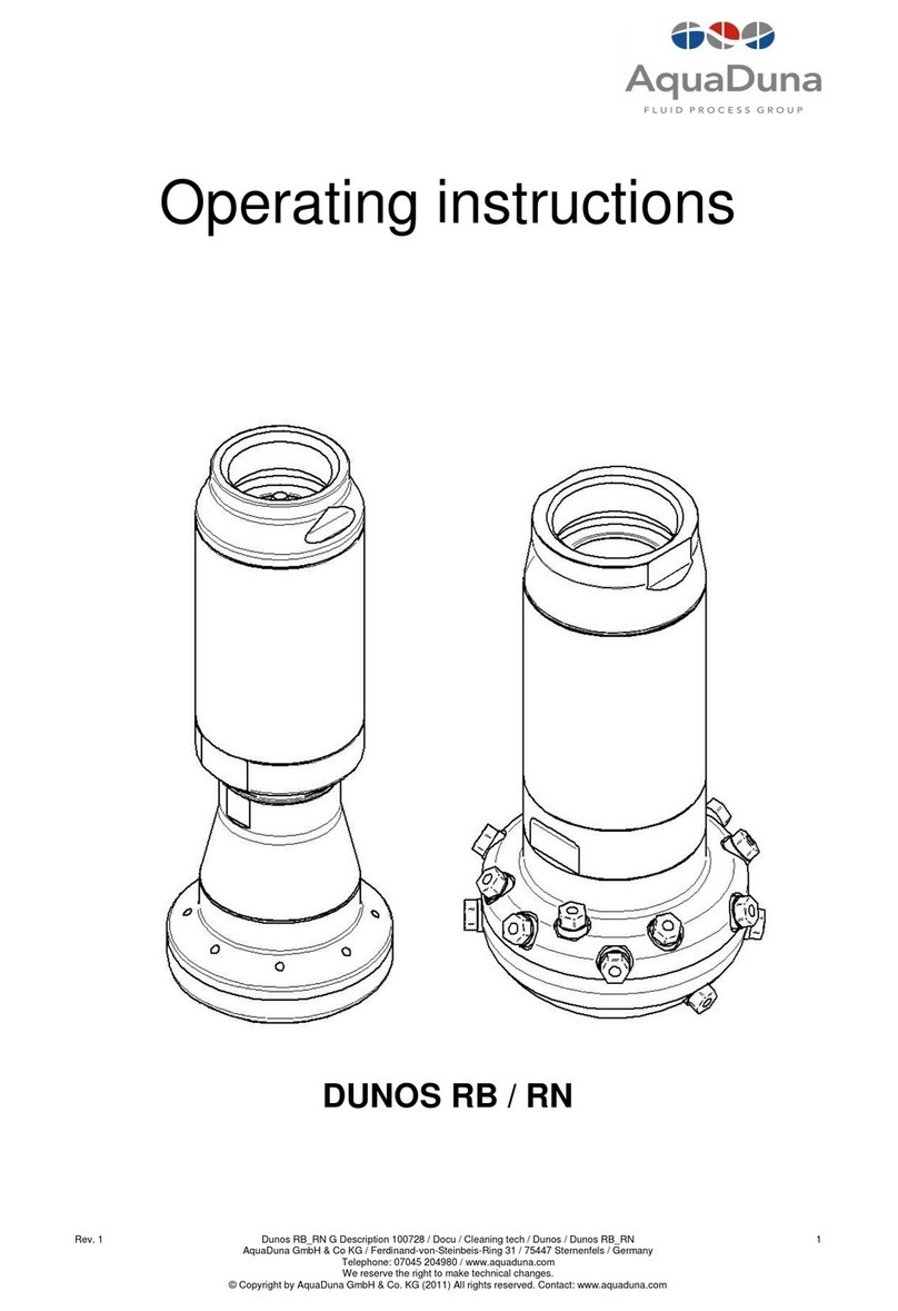 AquaDuna DUNOS RB 50 User manual