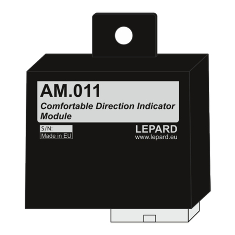 LEPARD AM.011 Series Installation and operation manual