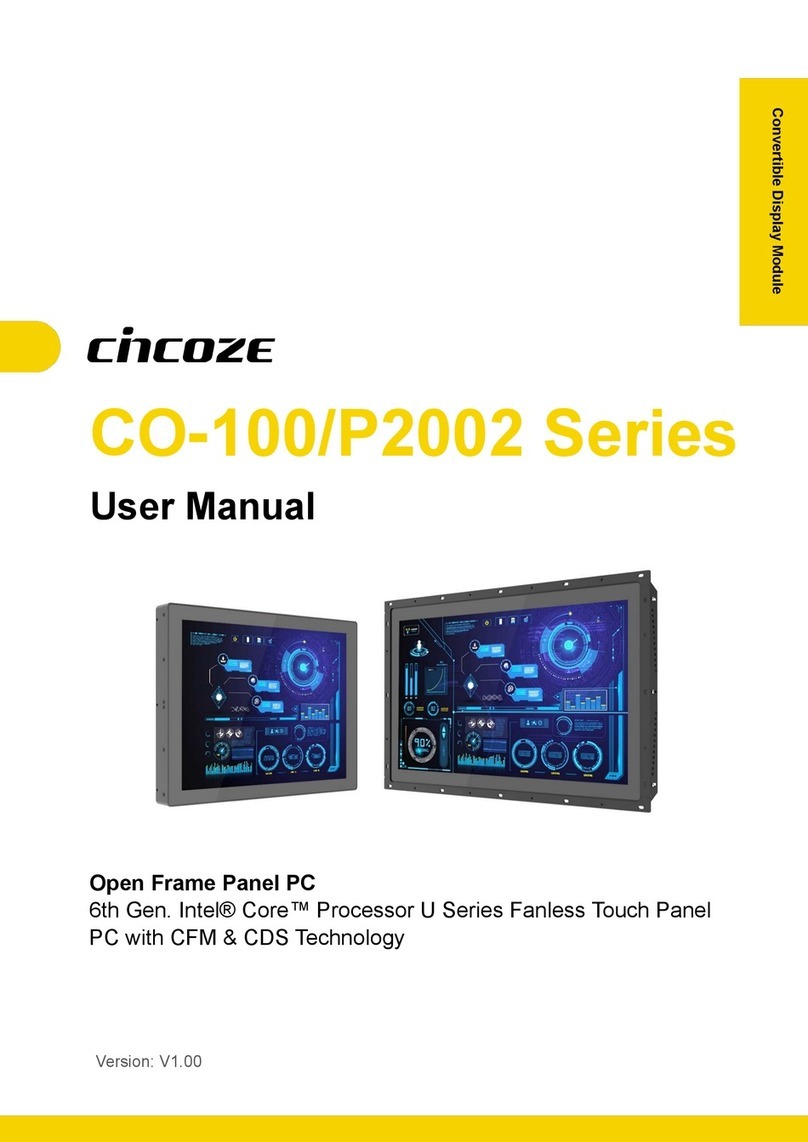 Cincoze CO-100/P2002 Series User manual