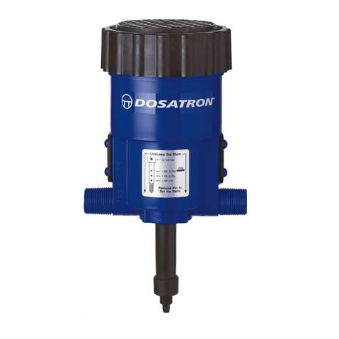 dosatron D128R Operating instructions
