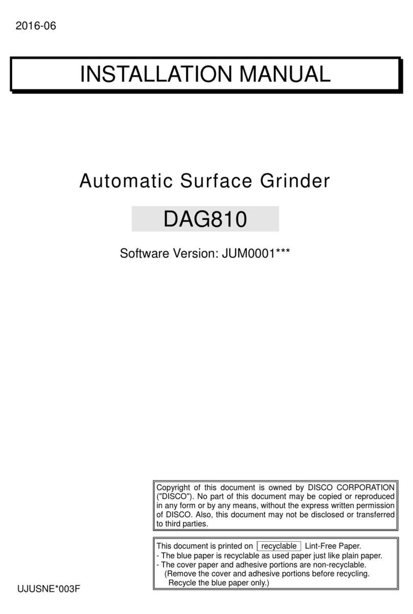 DISCO DAG810 User manual