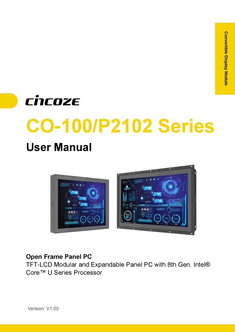 Cincoze CO-100/P2102 Series User manual
