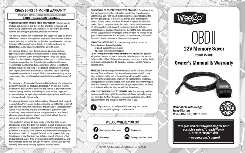 Weego JS12 Supplement