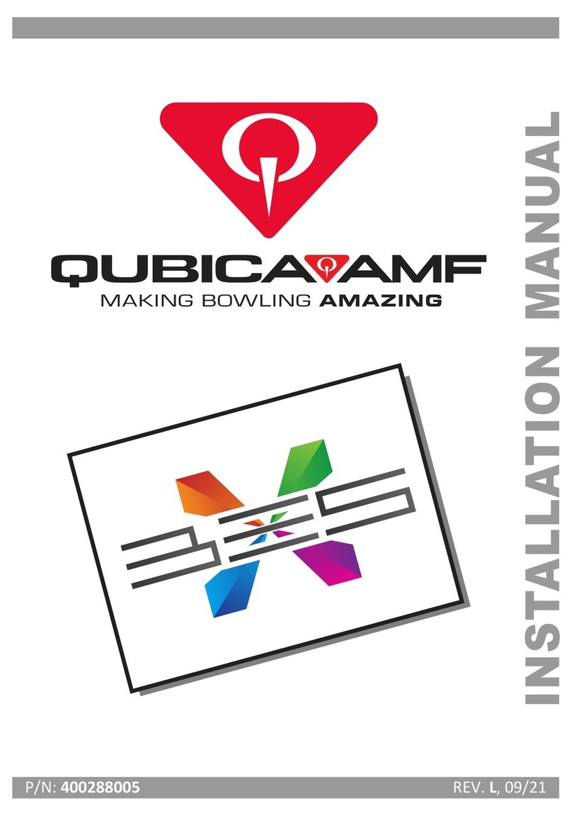 QubicaAMF 400288005 installation manual