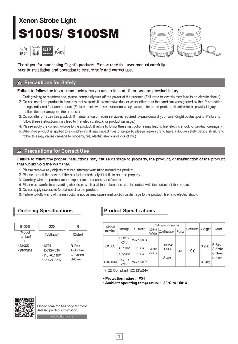 Qlight S100S User manual Qlight S100S User manual