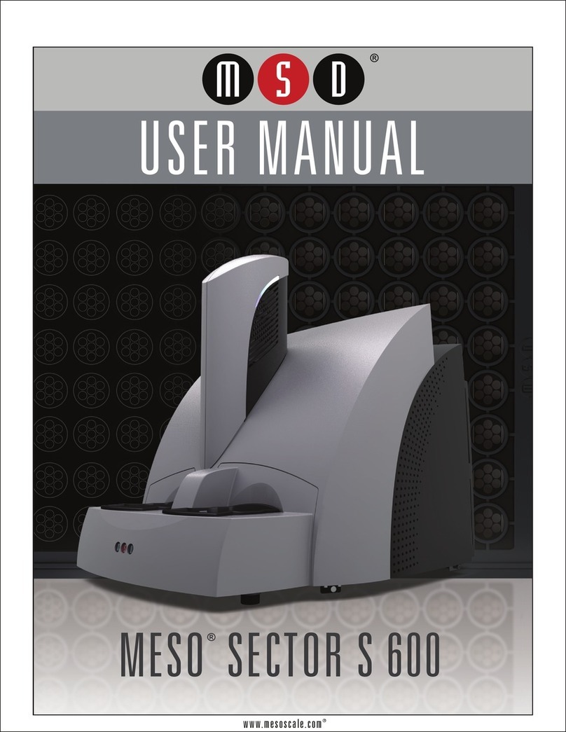 MSD MESO SECTOR S 600 user manual