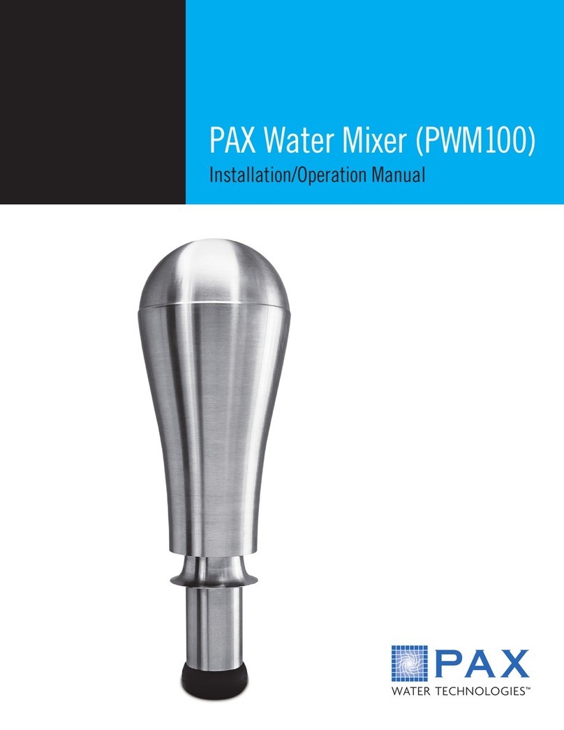 PAX PWM100 User manual
