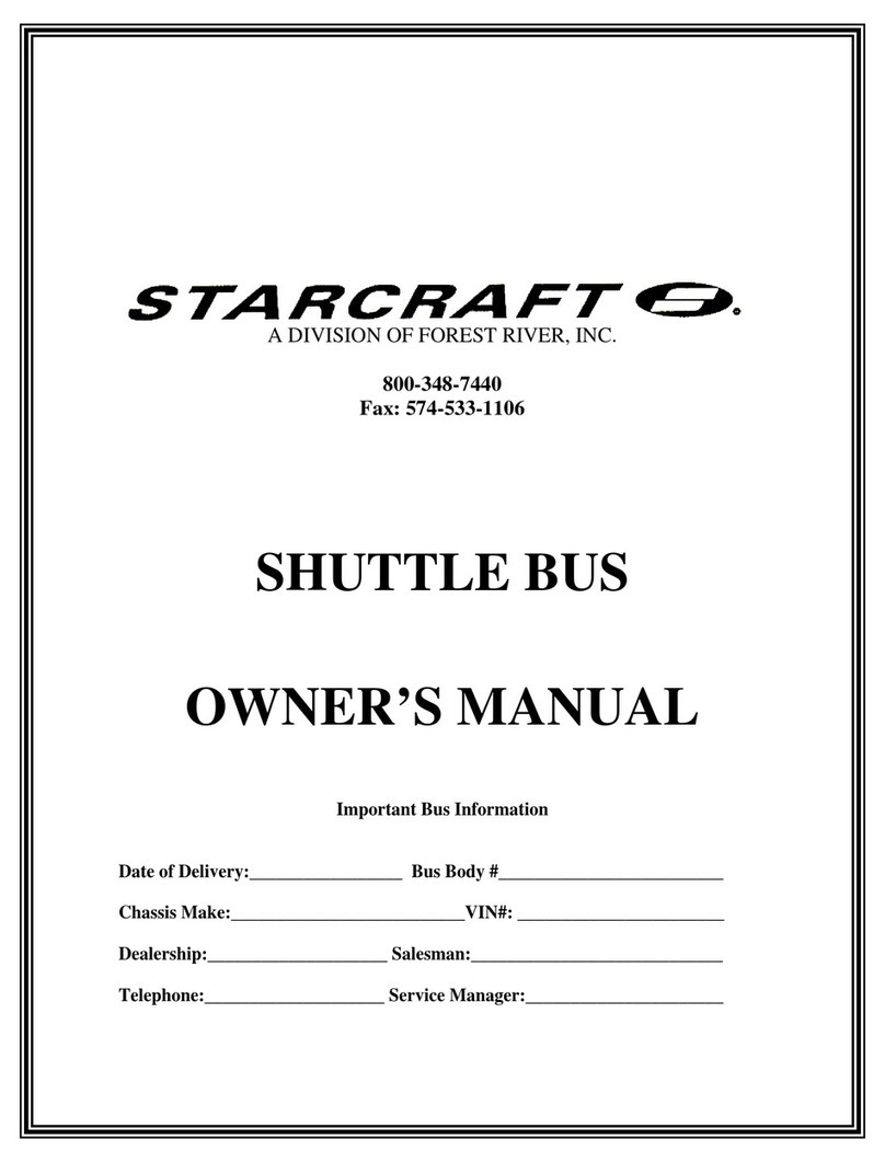 forest river Starcraft Bus owner's manual