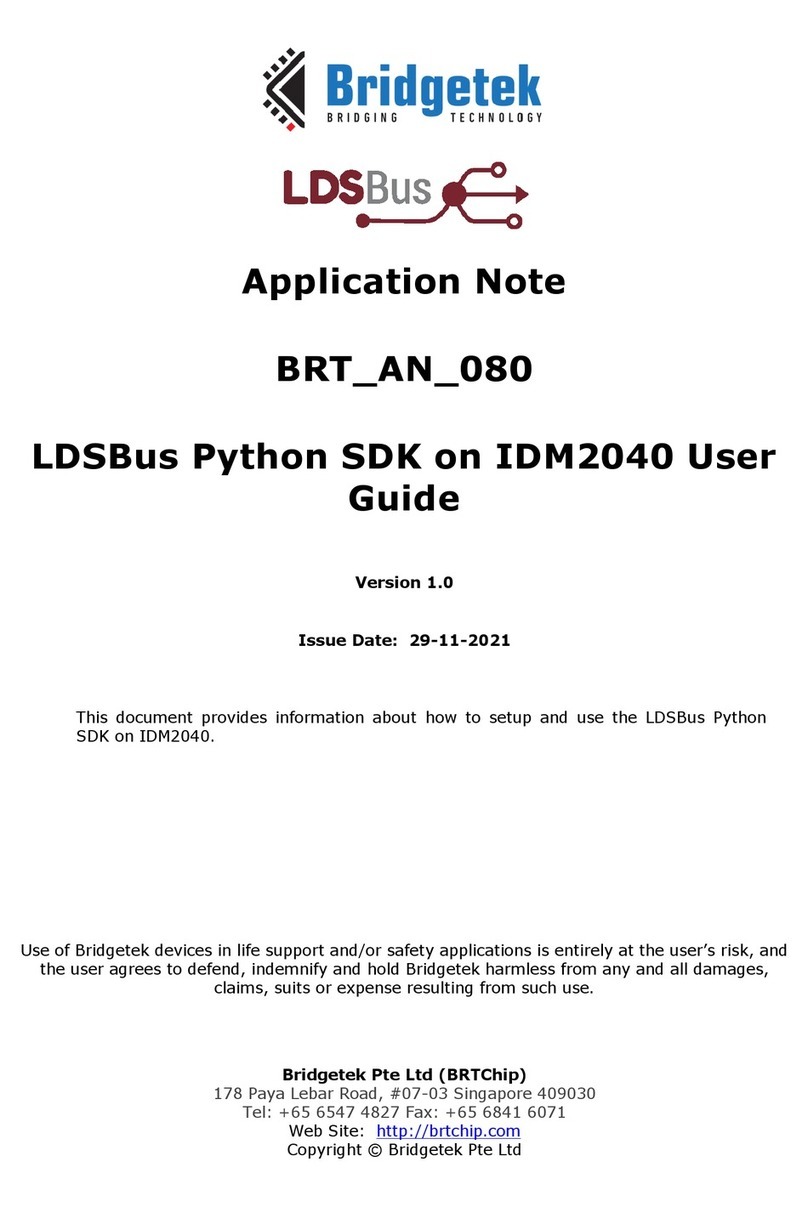 Bridgetek LDSBus BRT AN 080 User manual