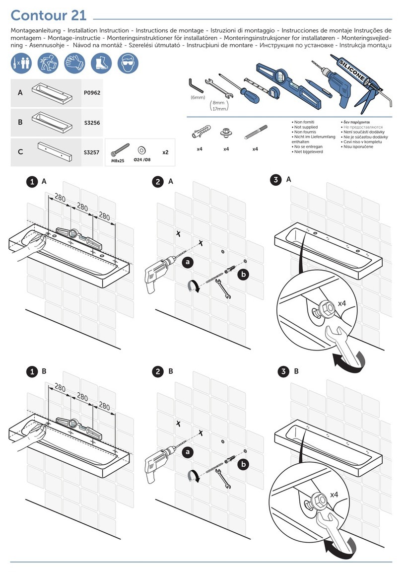 Ideal-Standard Contour 21 S3257 Installation instruction