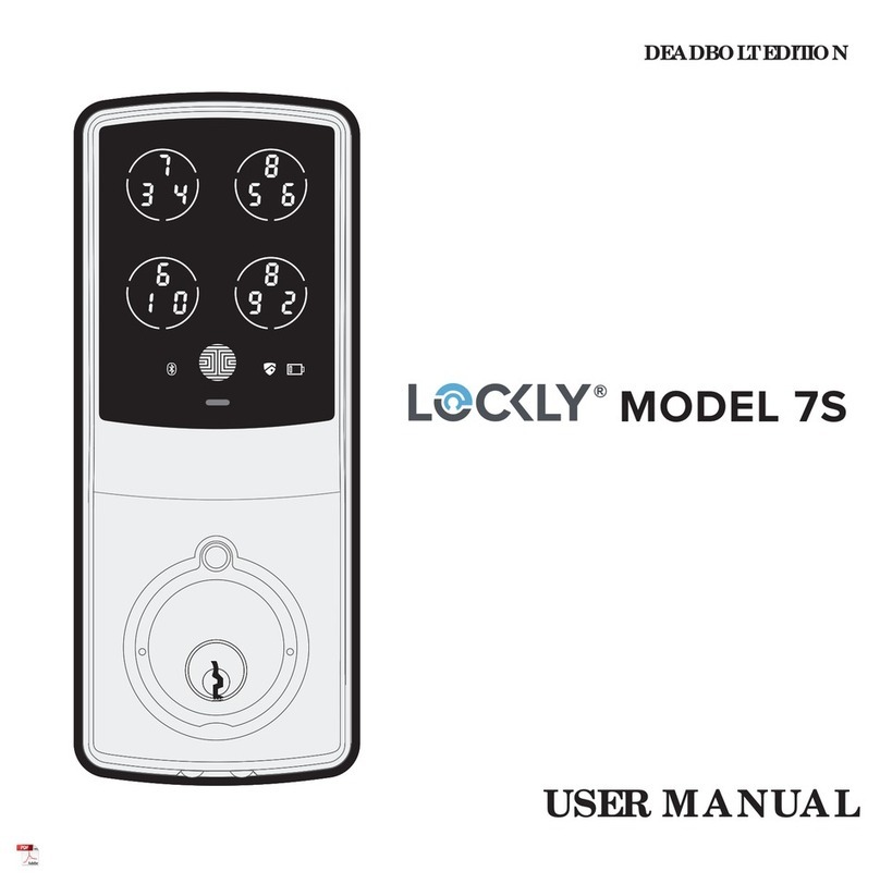 Lockly DEADBOLT EDITION 7S User manual