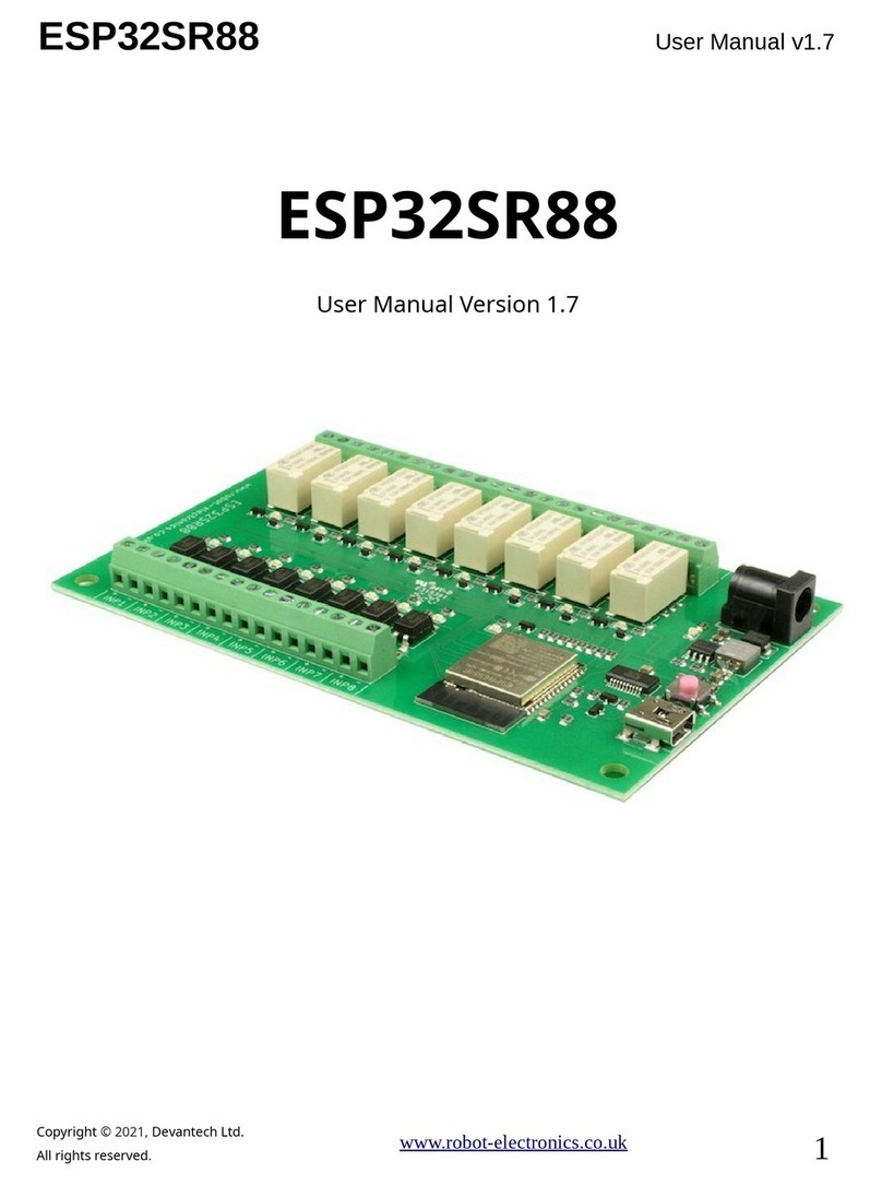 Devantech ESP32SR88 User manual