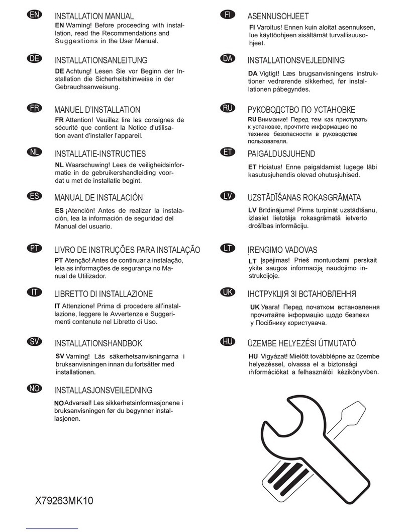 AEG X79263MK10 User manual