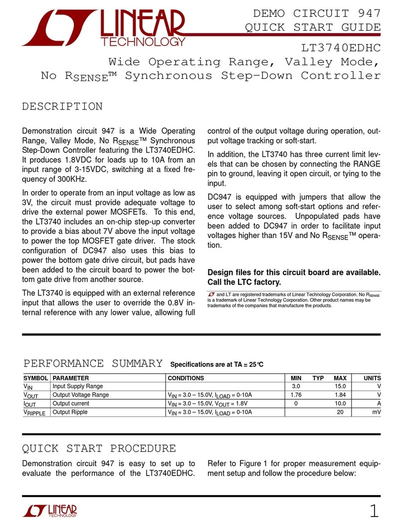 Linear Technology LT3740EDHC User manual