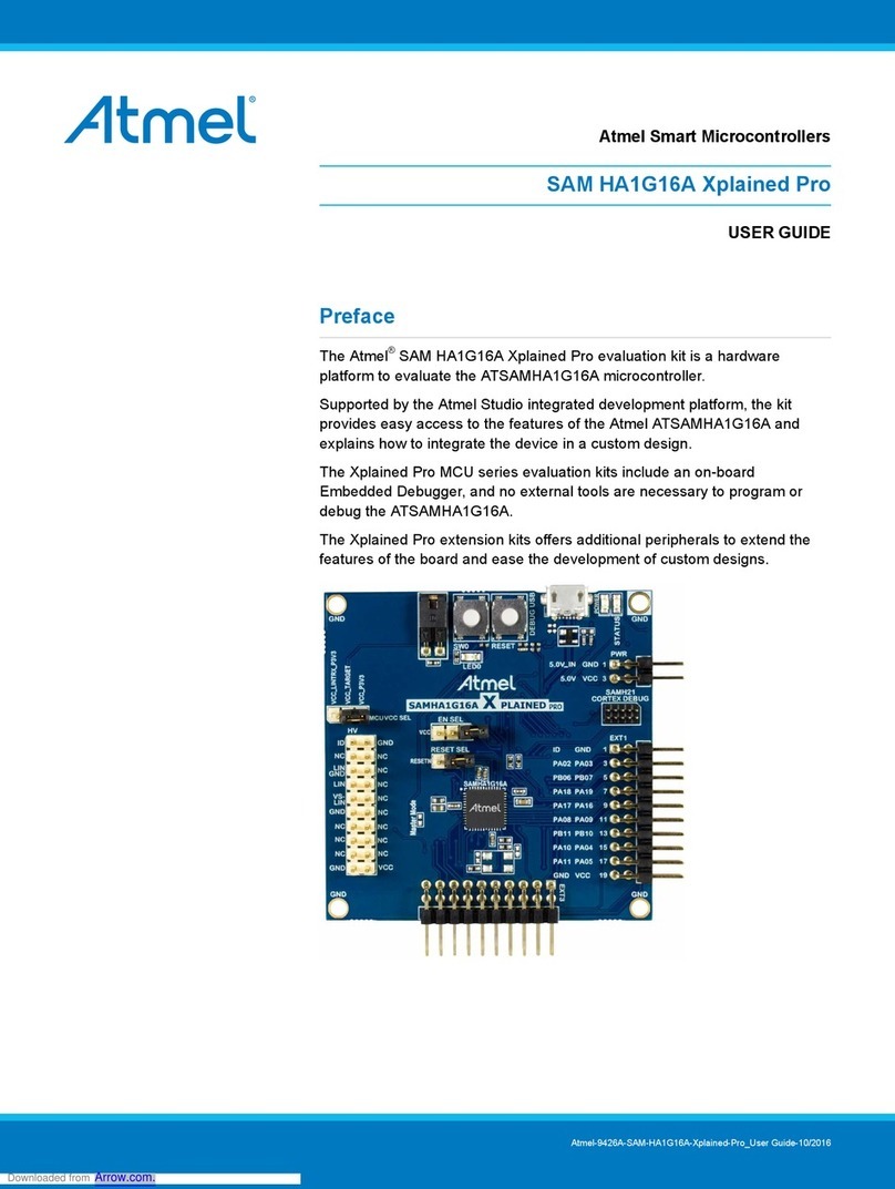 Atmel SAM HA1G16A Xplained Pro user guide