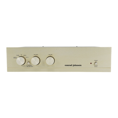 Conrad-Johnson PV10A User manual