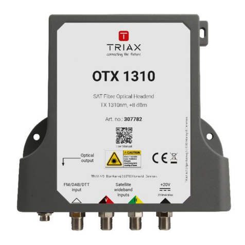 Triax OTX 1310 user manual