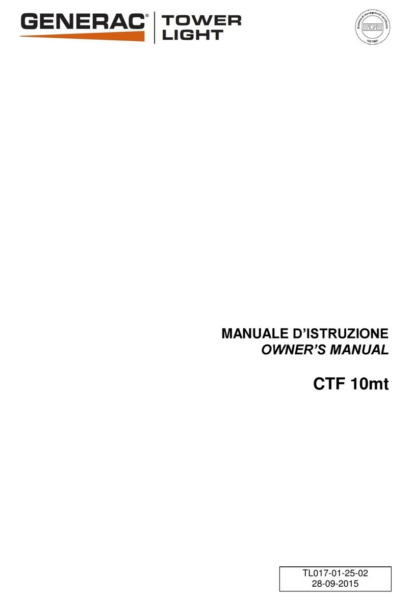 Generac Power Systems CTF 10mt owner's manual
