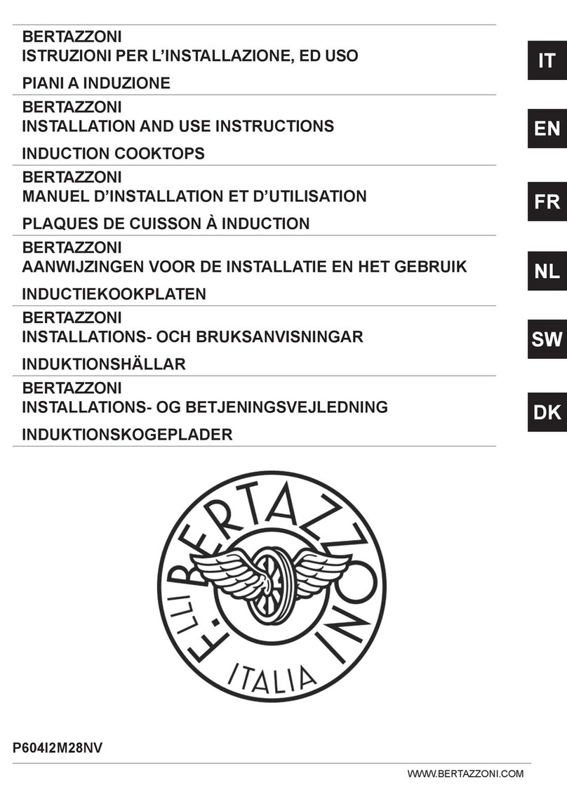 Bertazzoni P604I2M28NV Quick start guide