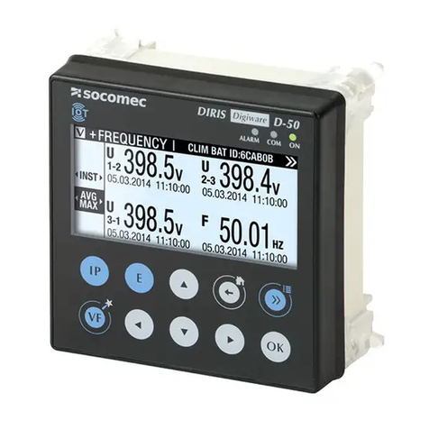 socomec DIRIS Digiware DC User manual