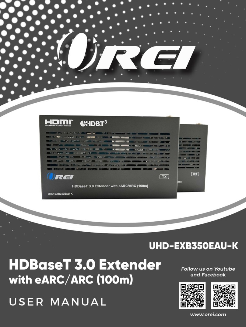 Orei UHD-EXB350EAU-K user manual