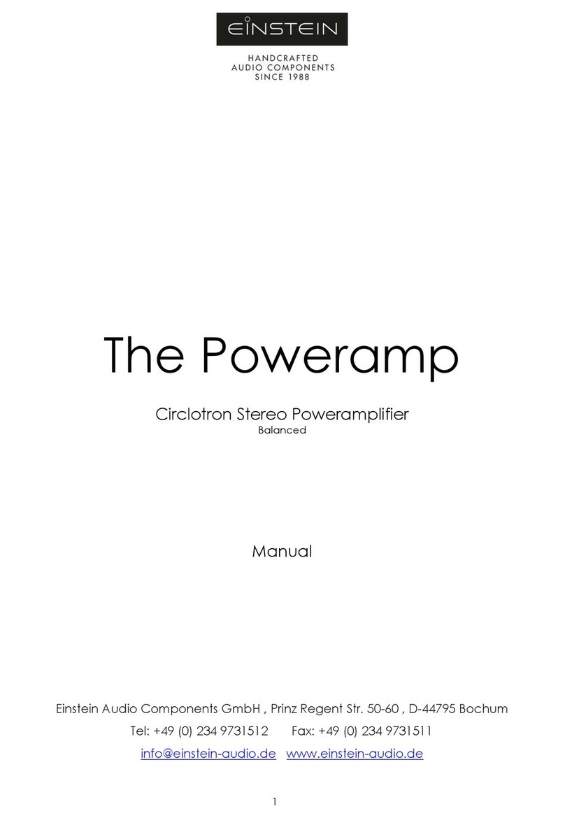Einstein Poweramp User manual