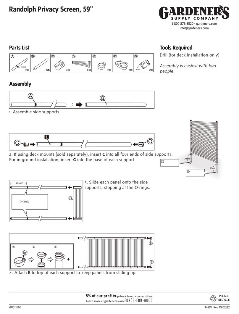 Gardeners Randolph 8612153 manual