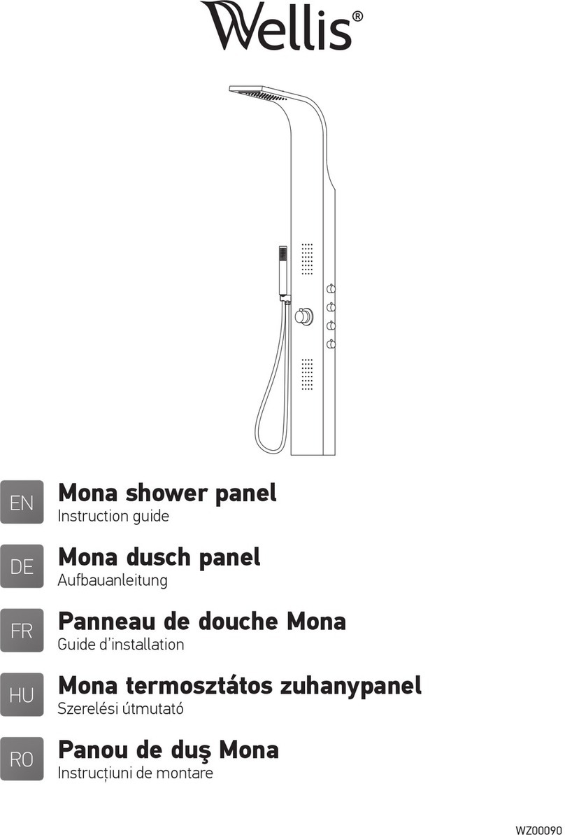 Wellis MONA WZ00090 Instruction guide Wellis MONA WZ00090 Instruction guide