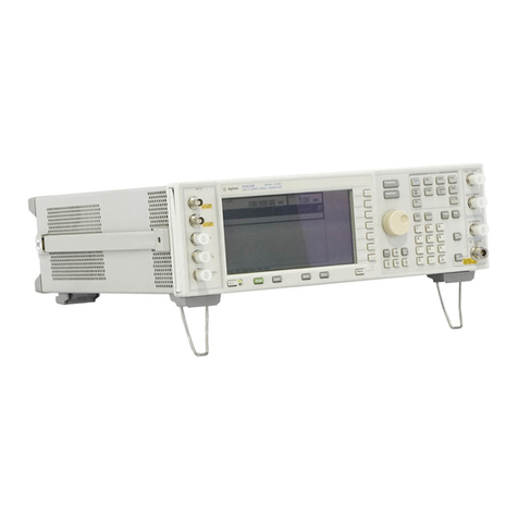 Agilent Technologies ESG-D Series Installation notes