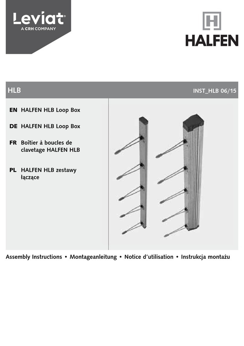 CRH Leviat HALFEN HLB User manual