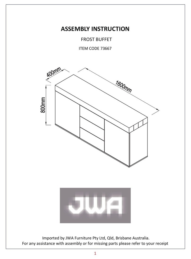 JWA FROST 73667 Assembly instruction
