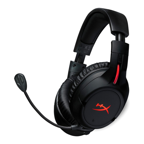 HyperX Cloud Flight for PS quick start guide
