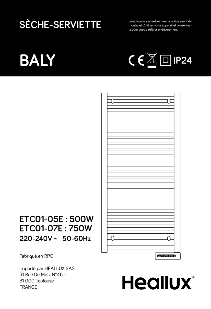 HEALLUX BALY ETC01-05E instruction manual