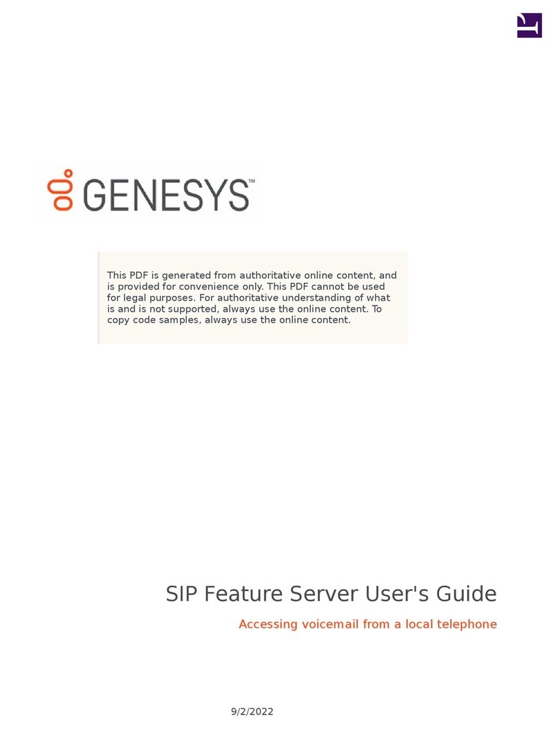 Genesys SIP Feature Server user guide