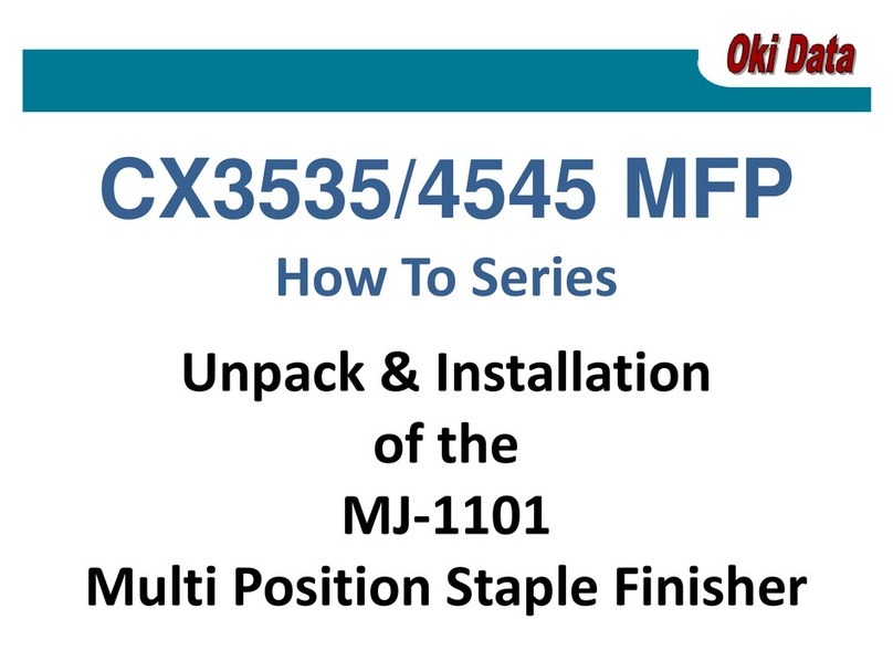OKIDATA CX3535 MFP Installation