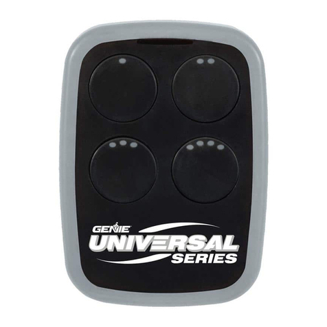 Genie Universal 4-Button User manual