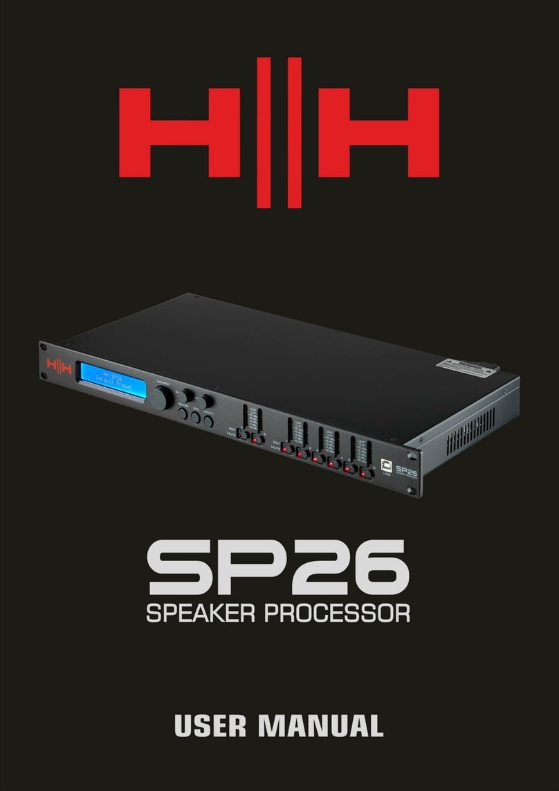HH Electronics SP26 user manual