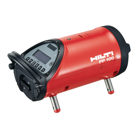 Hilti PP 100 User manual