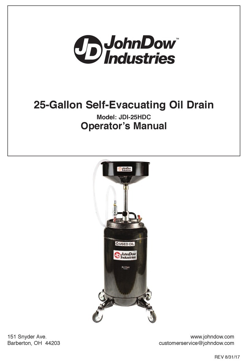 JohnDow Industries JDI-25HDC Operator's manual