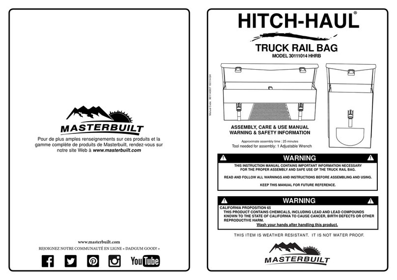 Masterbuilt HITCH-HAUL 30111014 HHRB Guide
