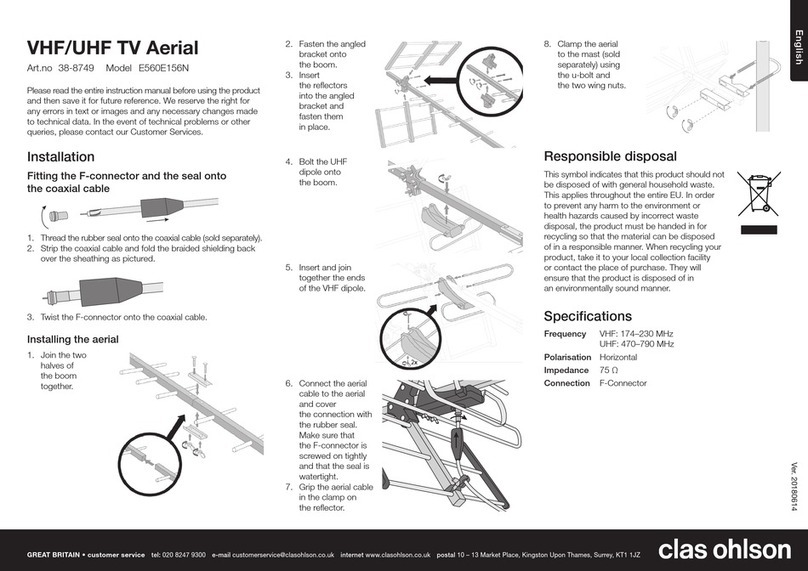 Clas Ohlson E560E156N quick start guide