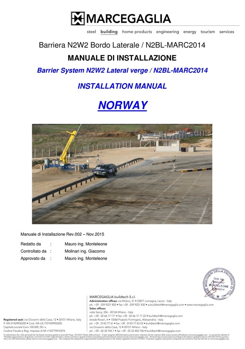 Marcegaglia Buildtech N2W2 installation manual