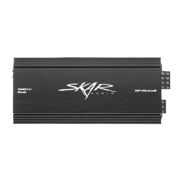 SKAR Audio RP-800.1D RP-1200.1D RP-2000.1D user manual